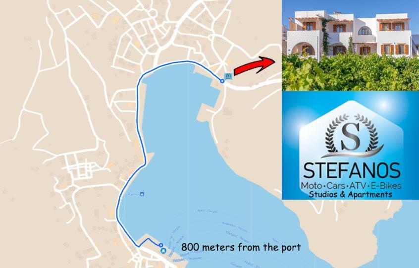 Stefanos Studios Skála Exterior foto